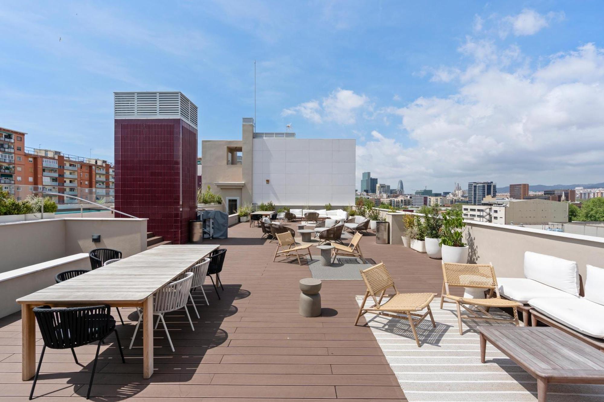 Apartamento Modern Oasis 1br With Rooftop Pools & Parking *